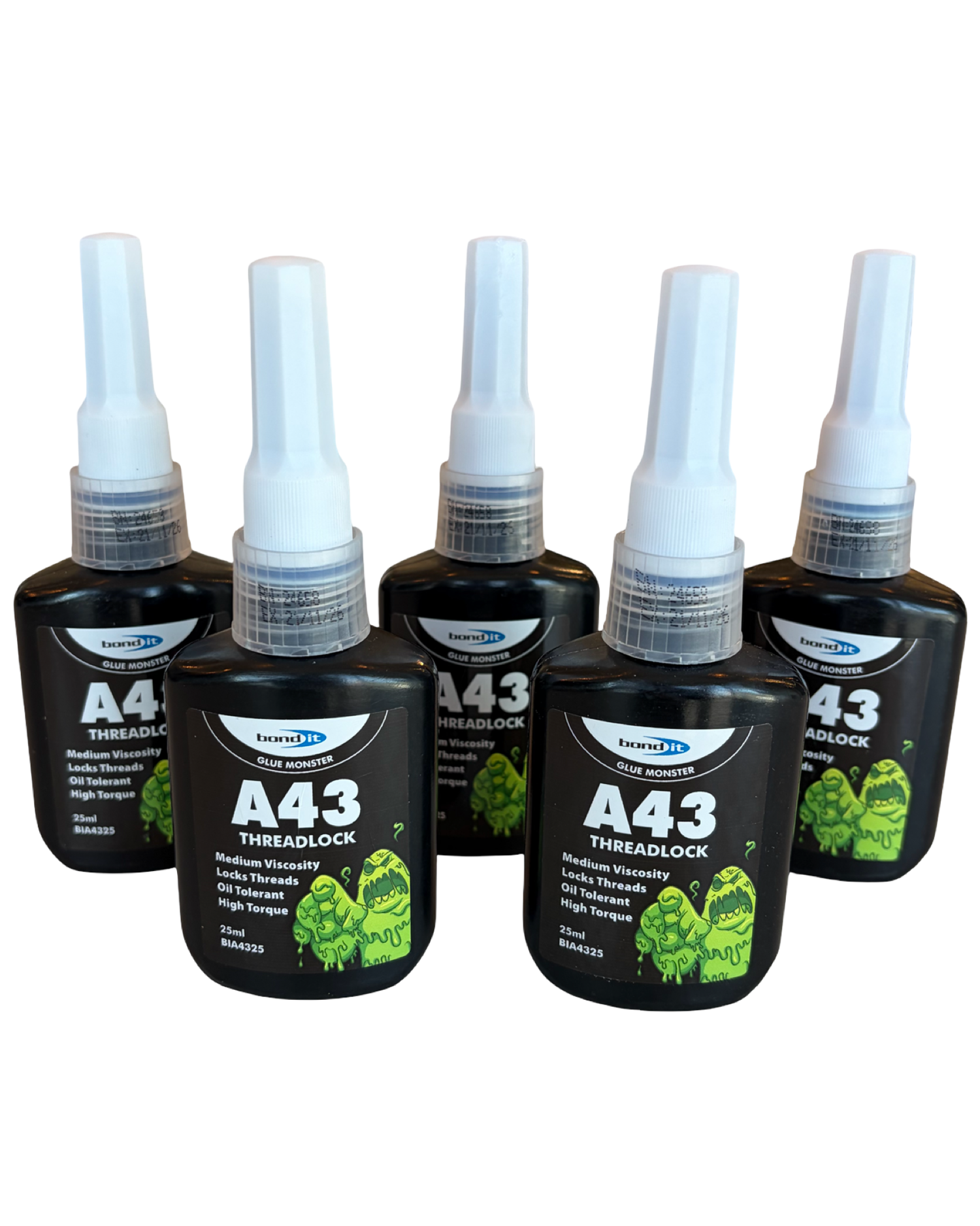 Norbreck works - Bond It A43 Threadlock 25ml – Pack of 5