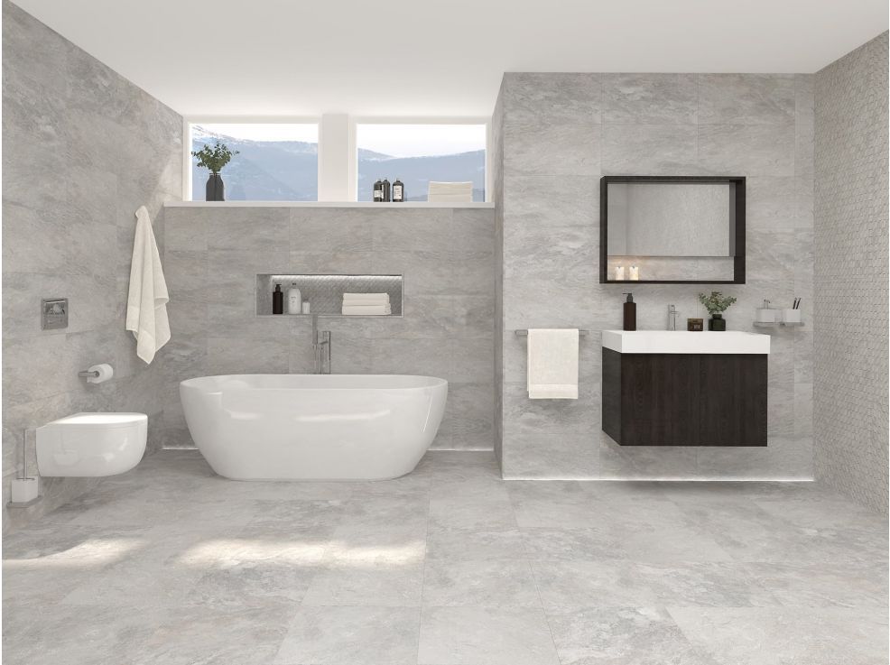Porcelanosa Image Silver Wall & Floor Tile