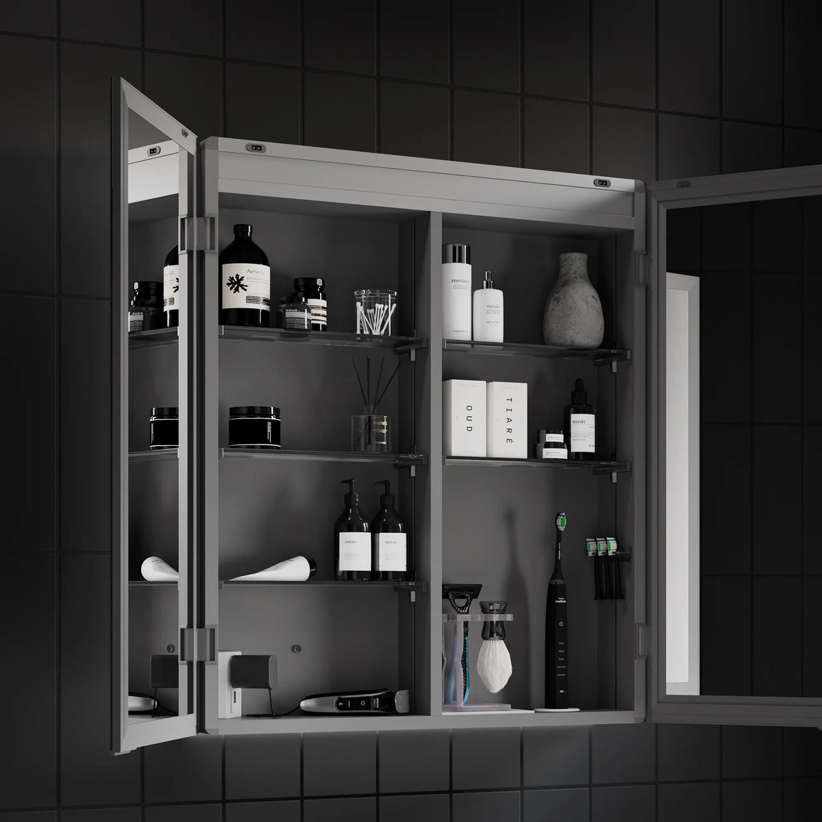 HiB Isoe LED Illuminated Bathroom Cabinet