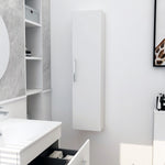 IMEX Wall Mounted Single Door Storage Cabinet Matt White