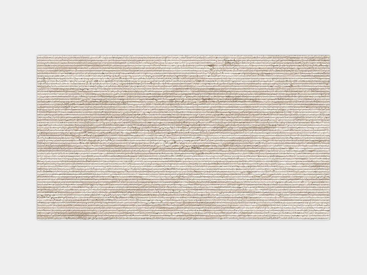 Porcelanosa Taranto Bone - Wall & Floor Tile 33.3x59.2 - Line Taranto Bone Decor