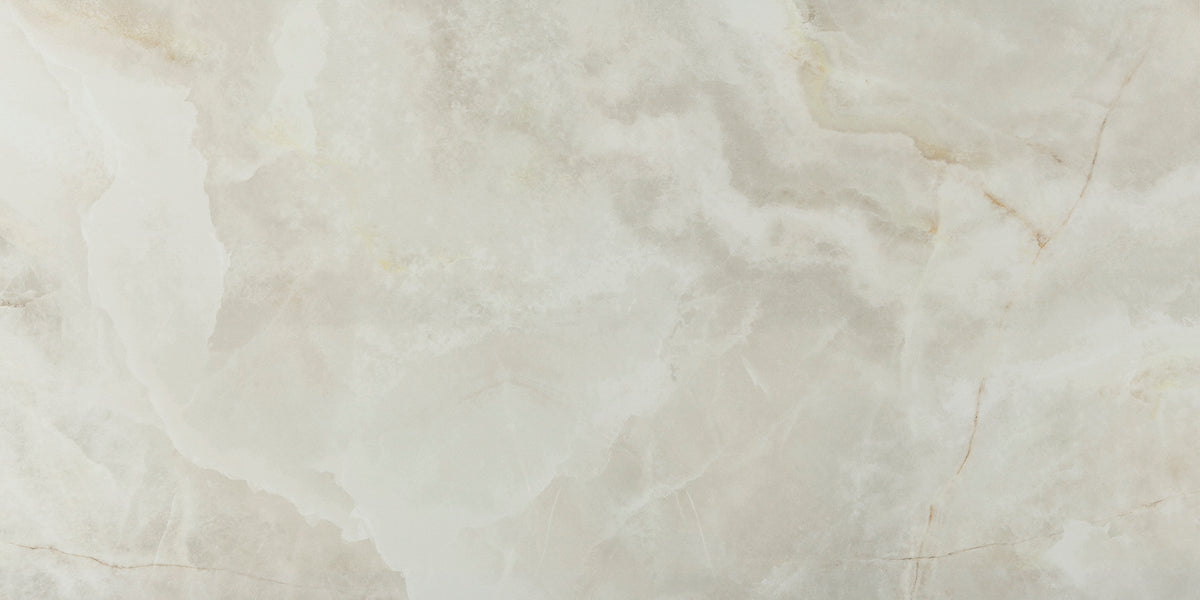 Lux Noor Polished Glazed Porcelain Wall & Floor Tile 60x120 Almond