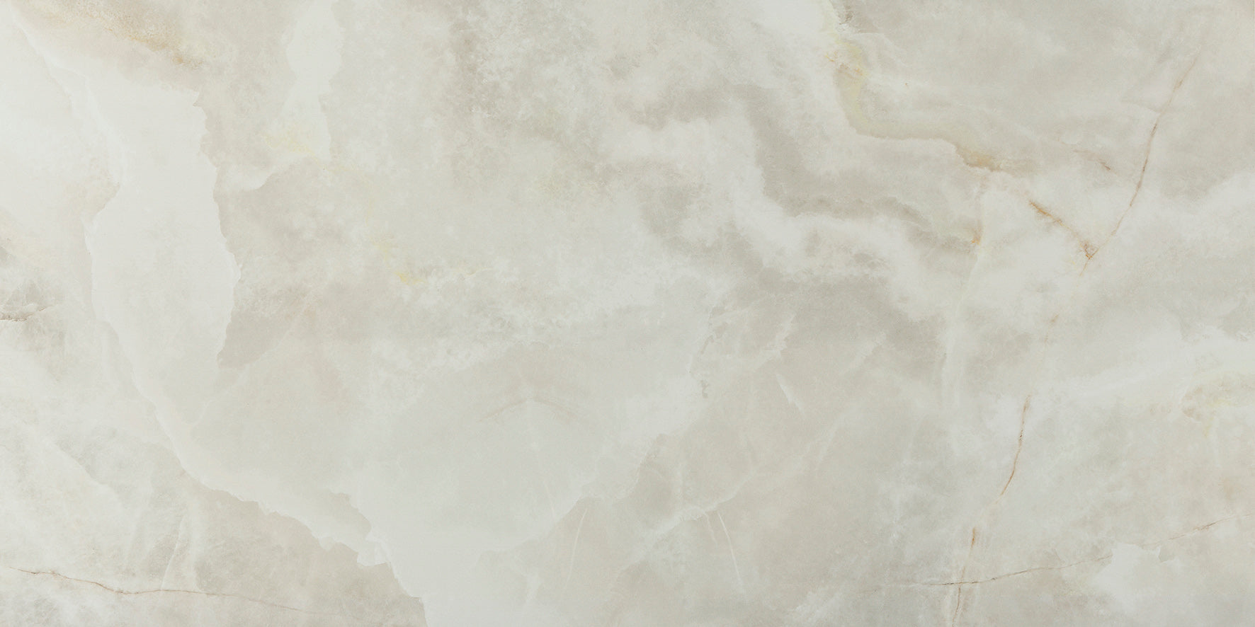 Lux Noor Polished Glazed Porcelain Wall & Floor Tile 60x120 Almond