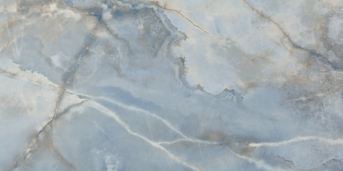 Lux Noor Polished Glazed Porcelain Wall & Floor Tile 60x120 Berry