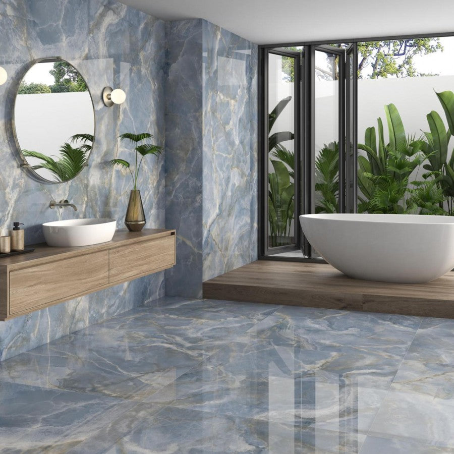 Lux Noor Polished Glazed Porcelain Wall & Floor Tile 60x120