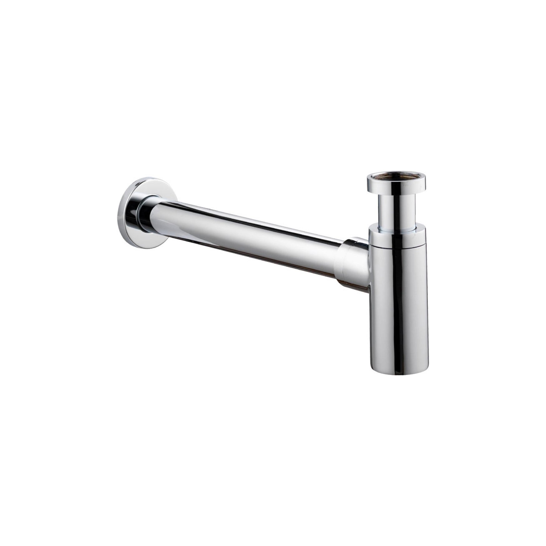 IMEX Minimalist 1¼" Chrome Bottle Trap and Pipe