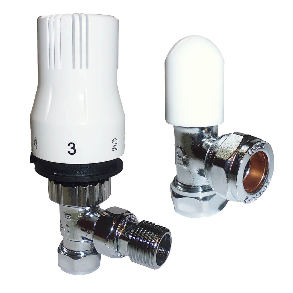 Primaflow 15mm Angled thermostatic Valves