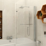 Imex Quadro Universal 6mm Shower Bath Screen in Chrome