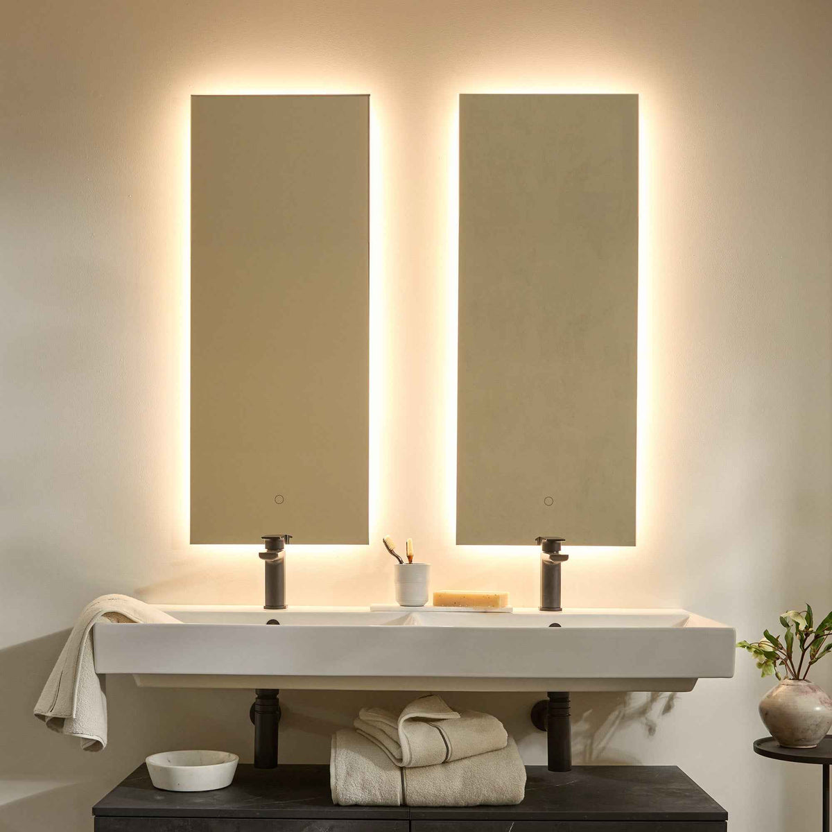 HiB Radiance Grand LED Illuminated Bathroom Mirror