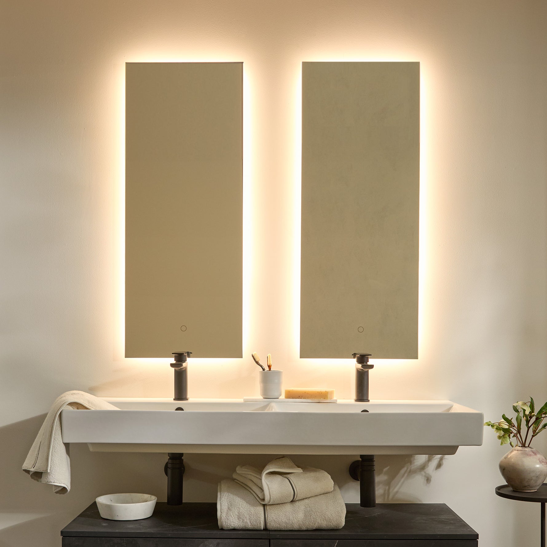 HiB Radiance Grand LED Illuminated Bathroom Mirror