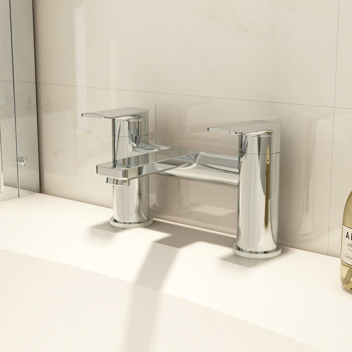 IMEX Suburb Dual Lever Bath Filler Chrome