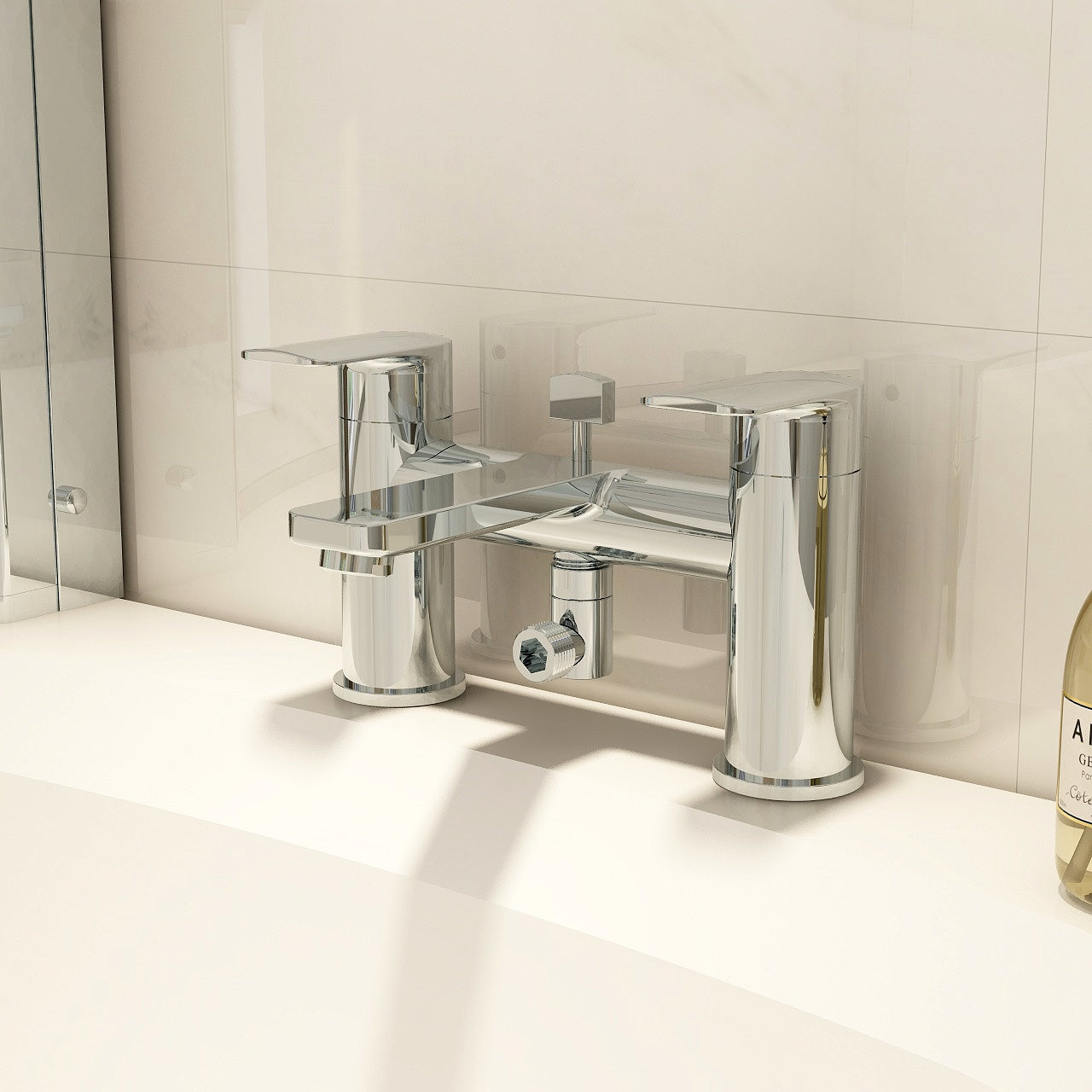 IMEX Suburb Bath Shower Mixer with Kit Chrome