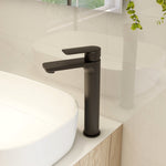 IMEX Suburb Tall Basin Mixer with Universal Clicker Waste Matt Black