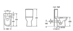 IMEX Croma Comfort Height Rimless Toilet with Soft Close Seat