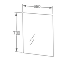 IMEX Grace 550mm LED Illuminated Mirror with Integrated Demister