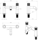 Sonas Alita Knurled Bath Filler