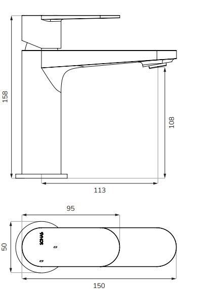 Sonas Urban Basin Mixer