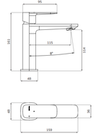 Sonas Inez Basin Mixer