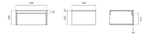 Sonas APEX Floating Single Drawer Vanity Unit – All Sizes & Colours