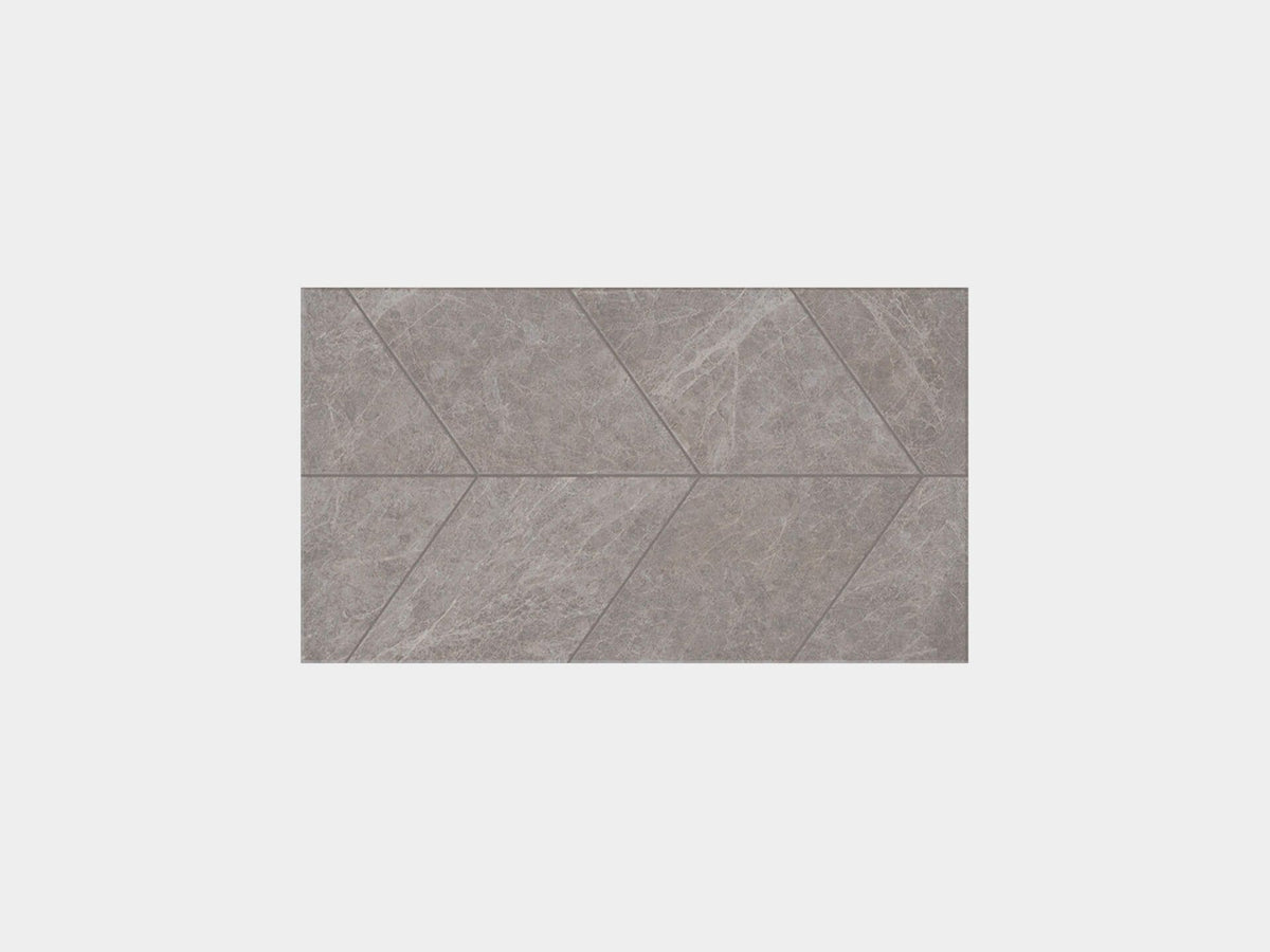 Porcelanosa Mystic Grey Wall, Floor & Decor Tile Spiga Mystic Grey 33.3x59.2 - 100347548
