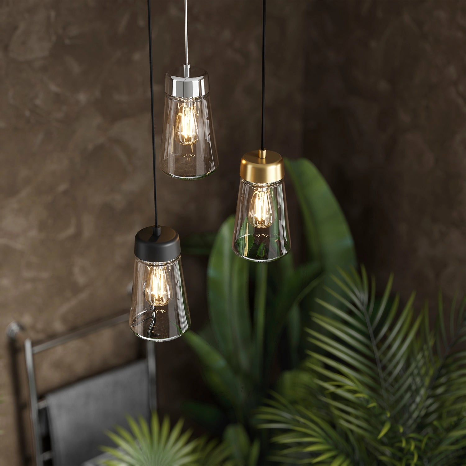 HiB Summit LED Bathroom Pendant Light