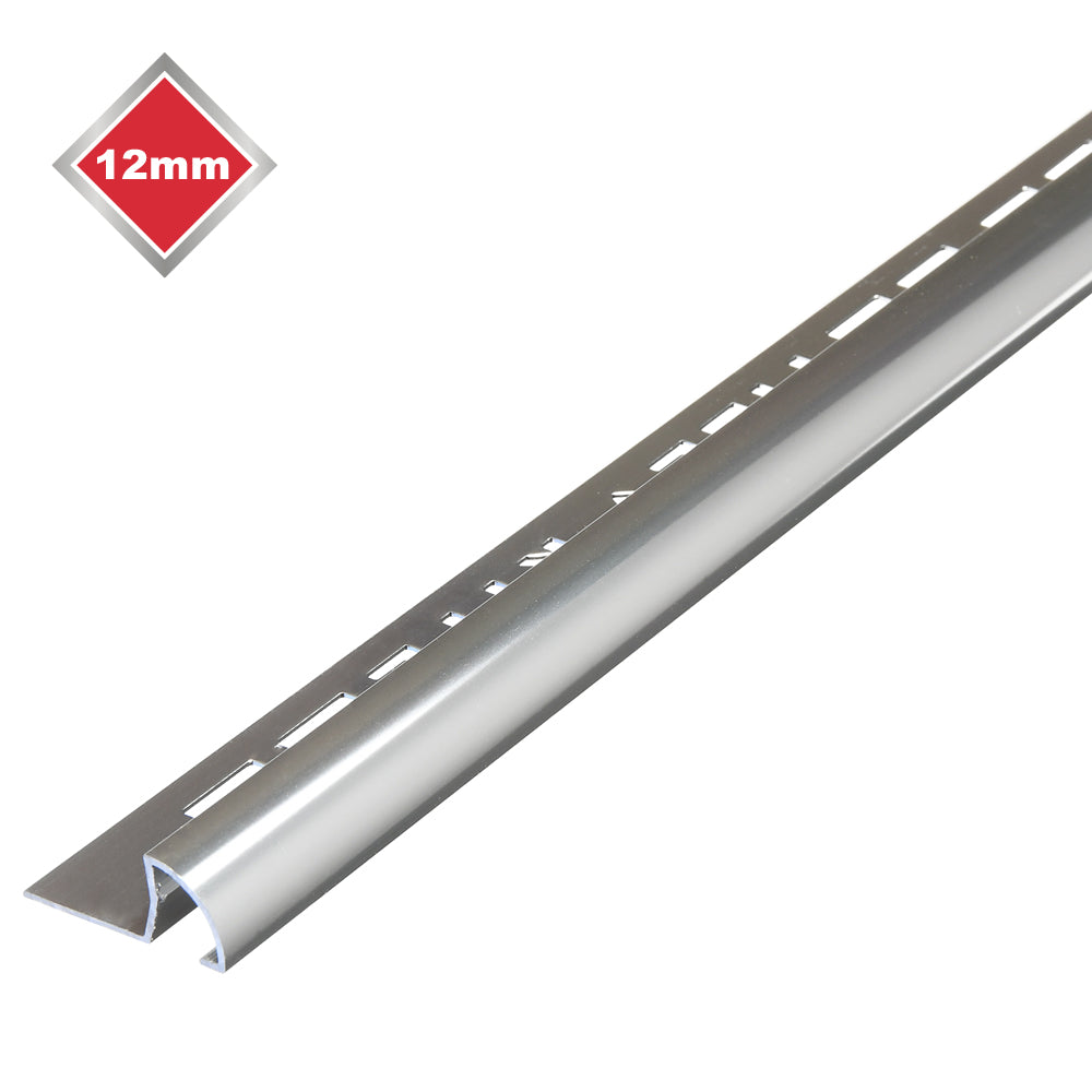 Tile Rite - 12mm Quadrant Tile Edging Silver