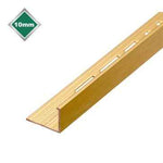 Tile Rite IOmm L Shape Brushed Matt Gold Tile Trim