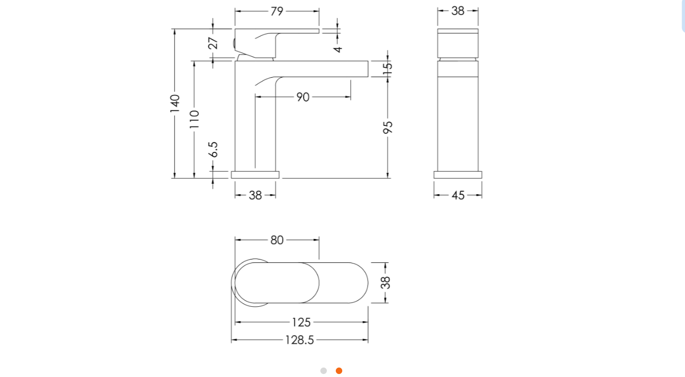 Binsey Mini Basin Mixer