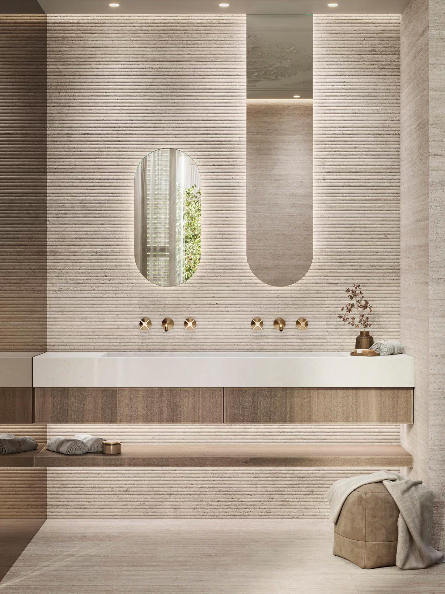 Porcelanosa Taranto Bone - Wall & Floor Tile