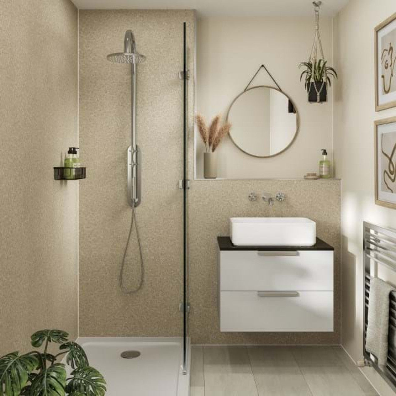 Multipanel Contemporary Classic Collection Tavola Taupe (0127)