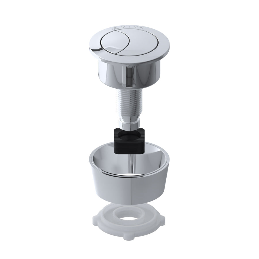 Viva - Chrome Uni-Button for SKYLO flush valves