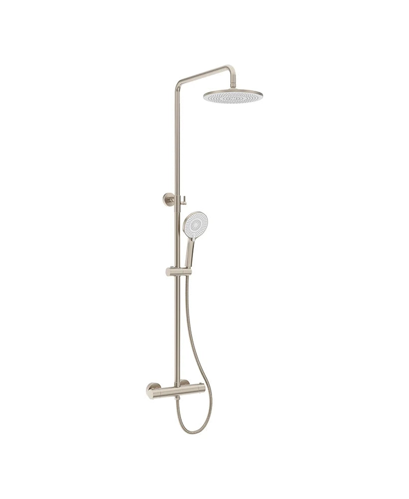 Sonas - Alita Rain Thermostatic Shower Kit Brushed Nickel