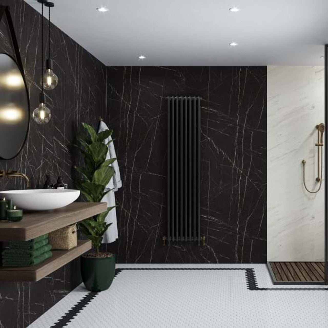 Multipanel Linda Barker Collection Black Pietra (0026)