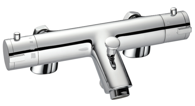 SONAS - FORM Deck Mounted Thermostatic Bath Shower Mixer Chrome