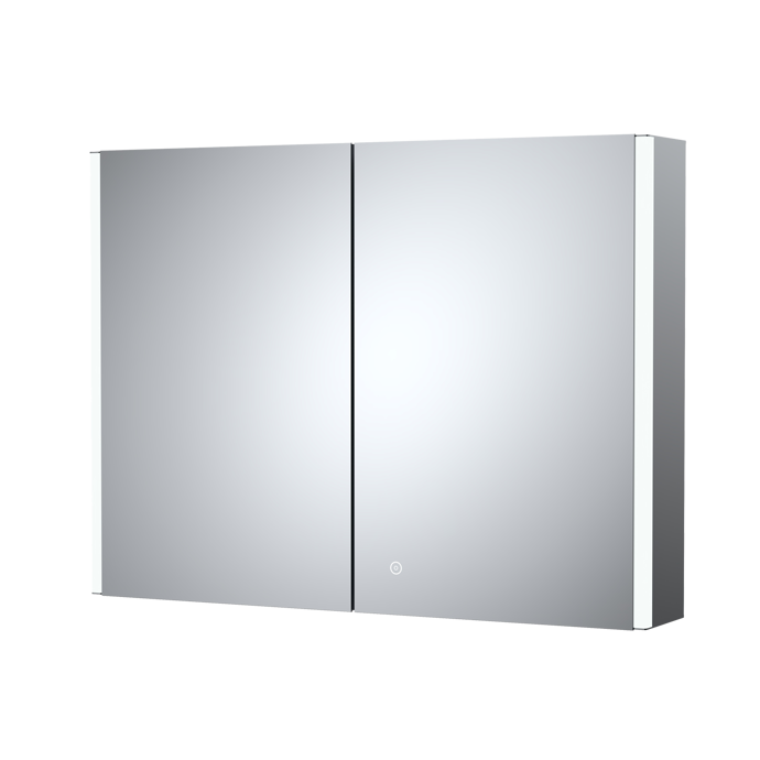 Nuie 800mm LED Illuminated Mirror Cabinet