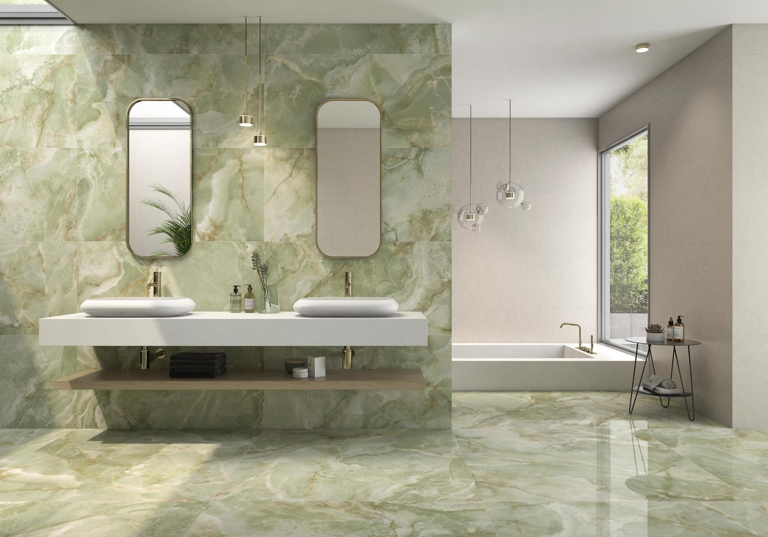 Lux Noor Polished Glazed Porcelain Wall & Floor Tile 60x120