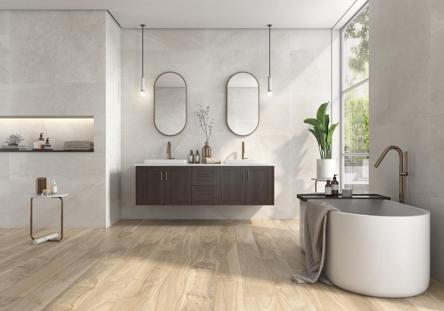 Prince semi polished Wall & Floor Tile 60x120