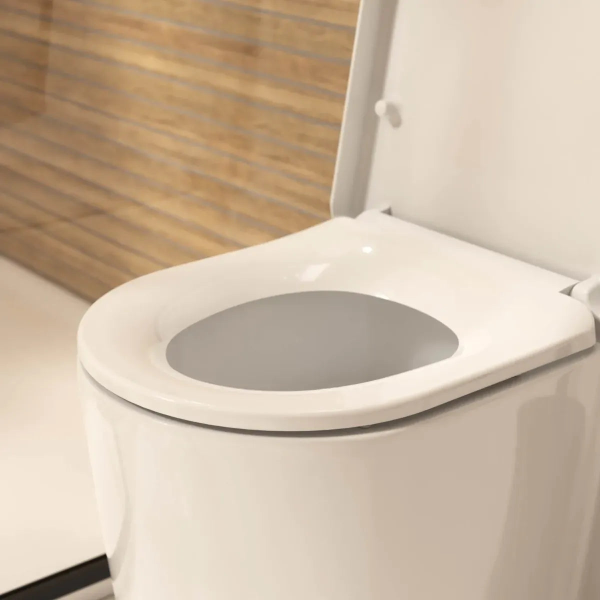 Croydex Eyre Flexi-Fix™ D-Shaped Soft-Close Toilet Seat – White