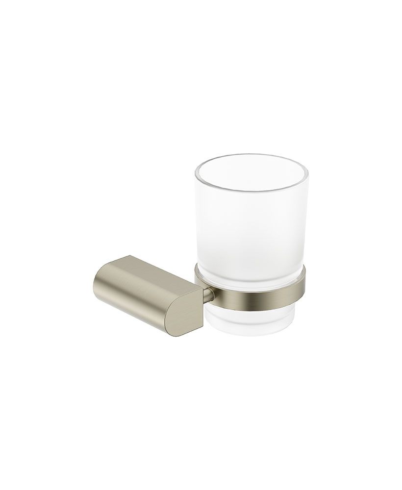 SONAS Alita Luxury Wall-Mounted Toothbrush Holder & Frosted Glass Tumbler