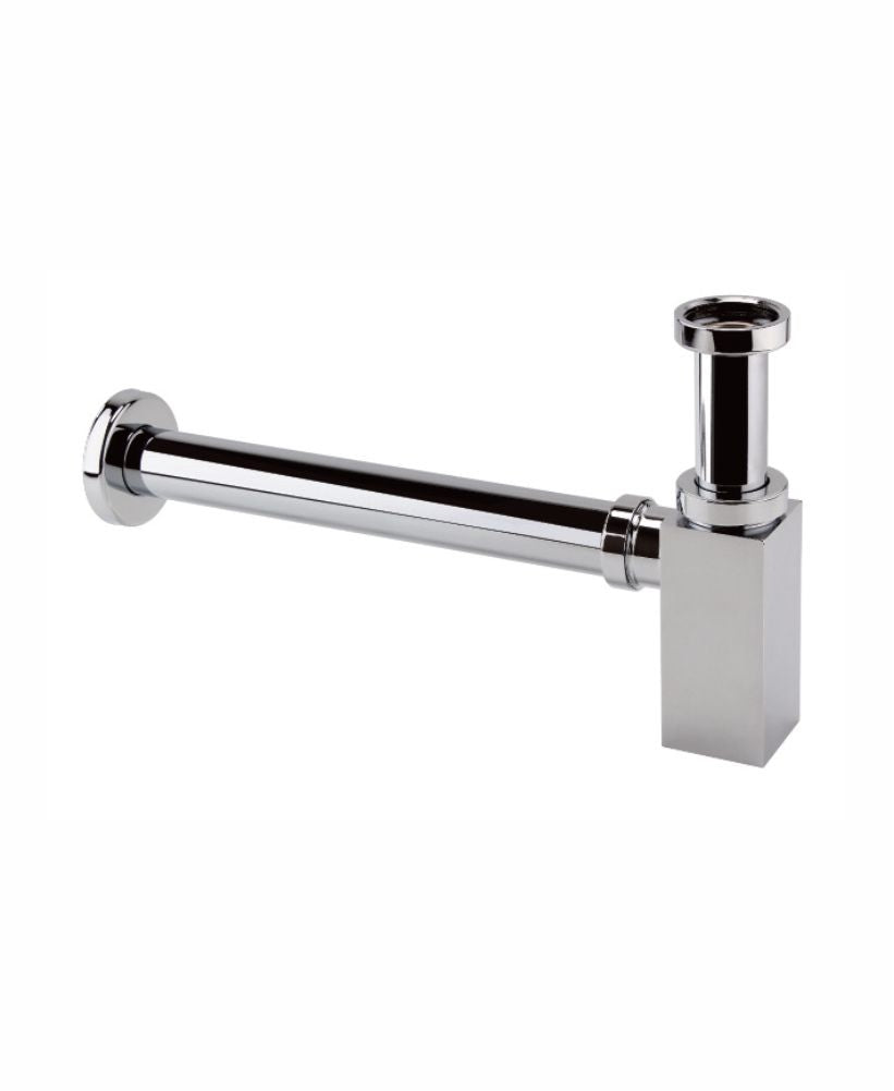 SONAS - SYNC Brass Square Bottle Trap Chrome