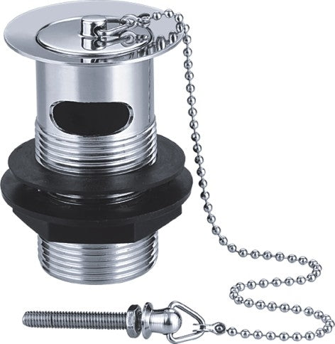 SONAS - Brass Basin Waste With Metal Plug & Chain