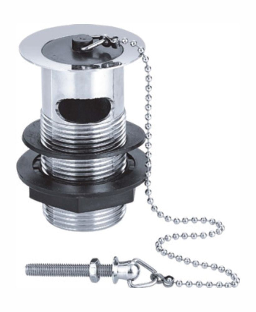 SONAS - Brass Basin Waste With Plastic Plug & Chain