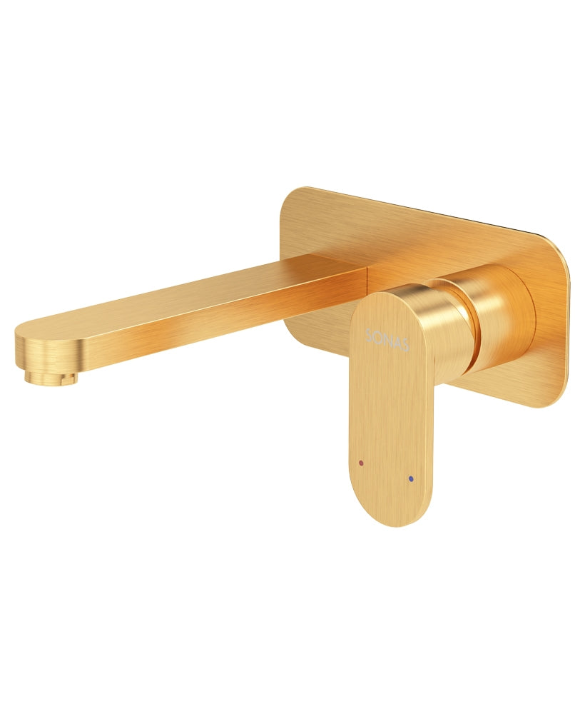 Sonas - NORFOLK Eco Flow Wall Mounted Basin Mixer