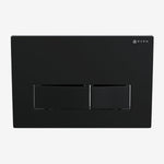 Viva Skylo Matt Black Dual Flush Plate (Rectangular Button)