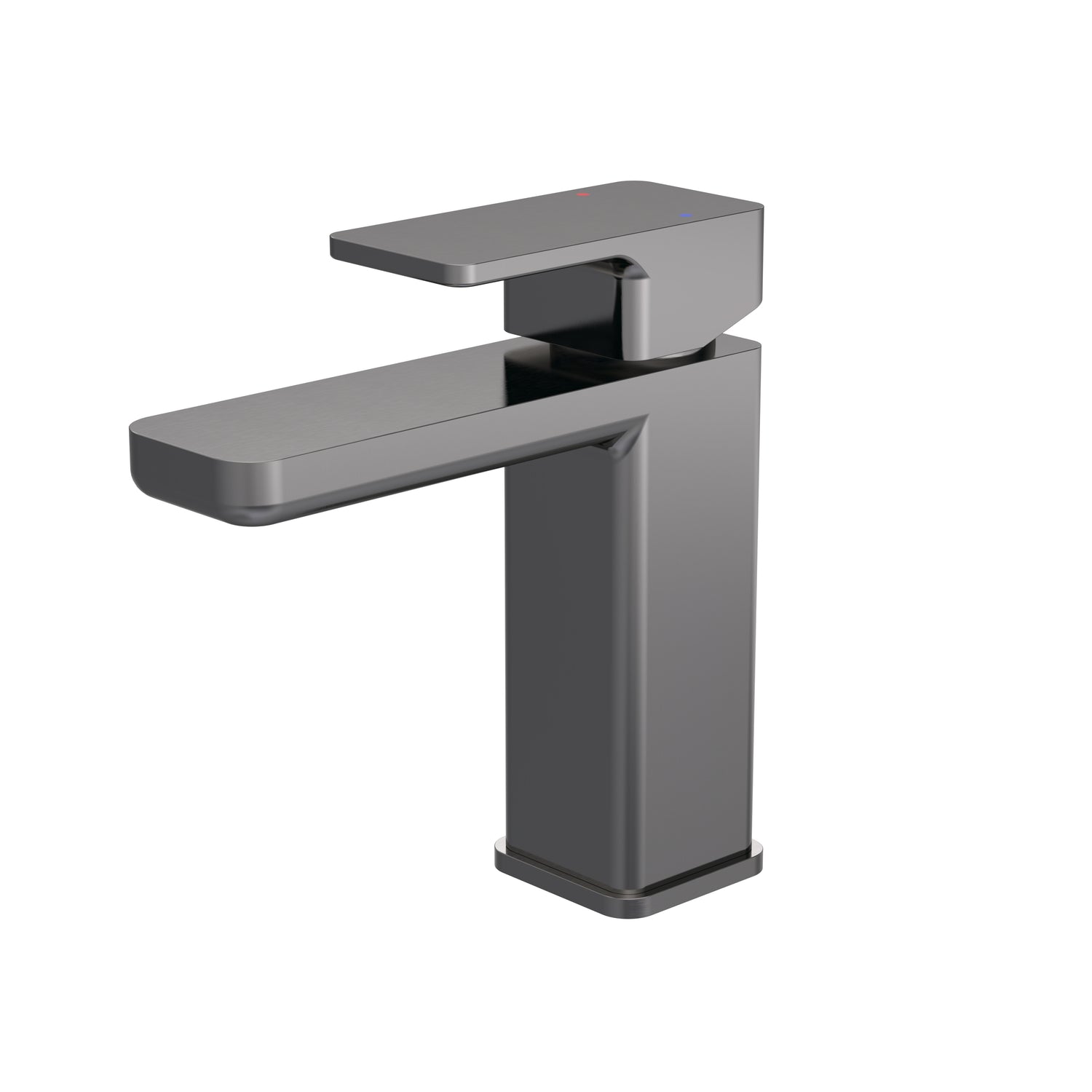 Castillo - Windon Mono Basin Mixer With Push Button Waste (Gunmetal Grey)