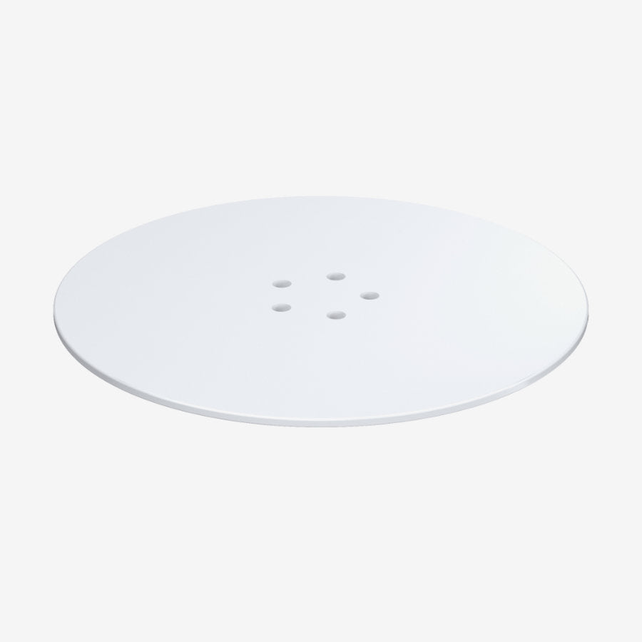 Viva Shower Trap Cover Matt White