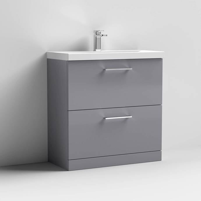 Chester 800MM Floor Standing 2 Drawer Vanity Unit