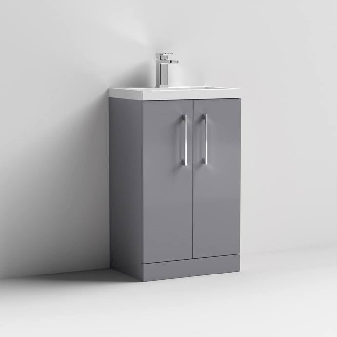 Chester 500MM Floor Standing Vanity Unit In White