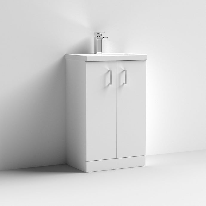 Chester 500MM Floor Standing Vanity Unit In White