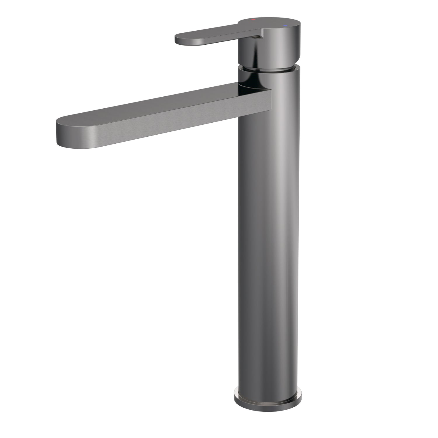 Arvan High Rise Mixer Brushed Gun Metal